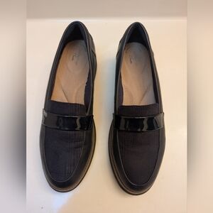 Clarks Sharon Gracie Loafer Dark Navy
